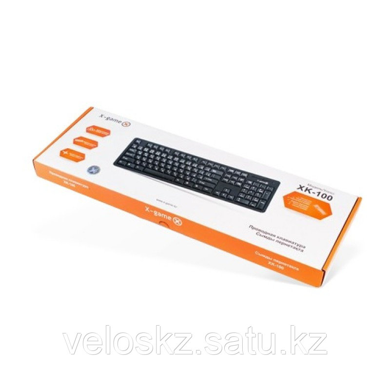 Клавиатура проводная X-Game XK-100PB Black PS/2