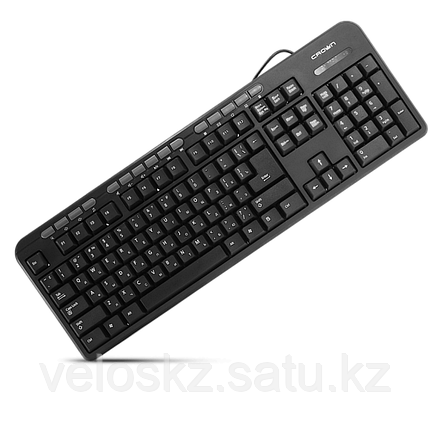 Клавиатура проводная Crown CMK-300 каз/рус/англ USB, фото 2