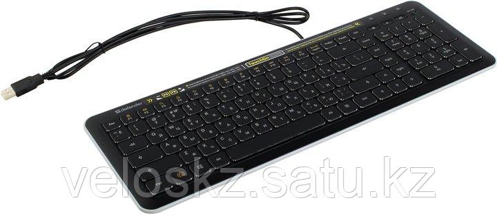 Клавиатура проводная Defender NOVA SM-680L черный