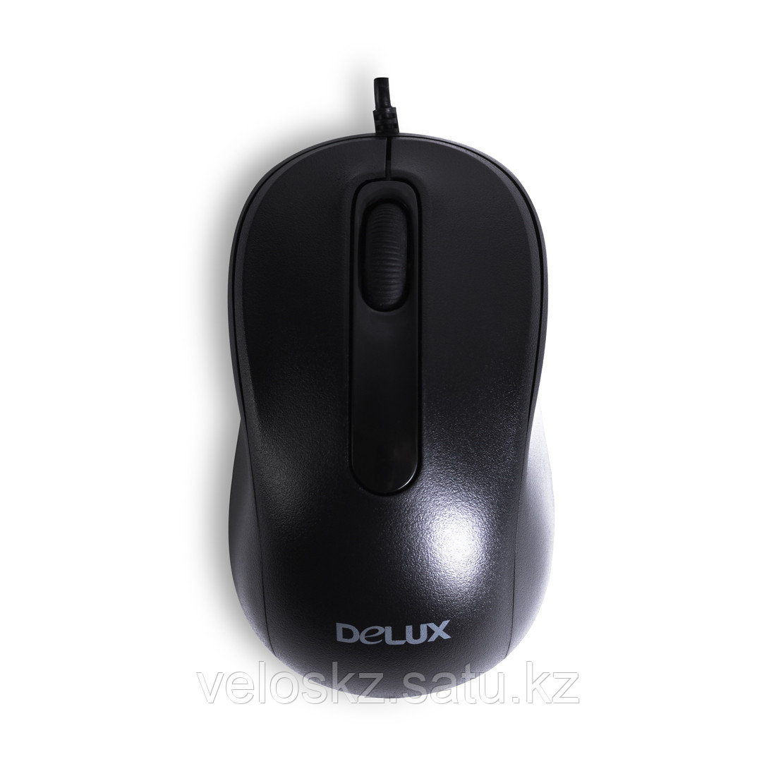 Мышь, Delux, DLM-109OUB, Оптическая, USB, 1000 dpi, Длина кабеля 1,6м, Чёрный