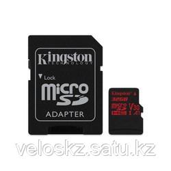 Карта памяти MicroSD 32GB Class 10 U3 A1 Kingston SDCR/32GB адаптер, фото 2