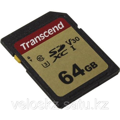 Transcend Карта памяти SD 64GB Class 10 U3 Transcend TS64GSDC500S
