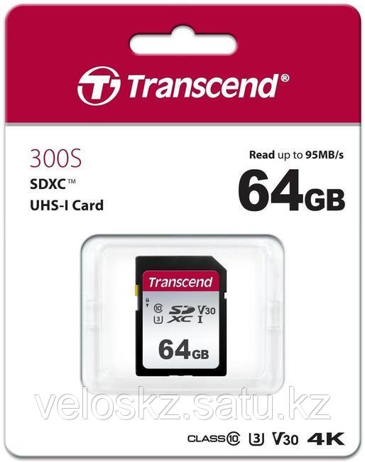 Transcend Карта памяти SD 64GB Class 10 U3 Transcend TS64GSDC300S