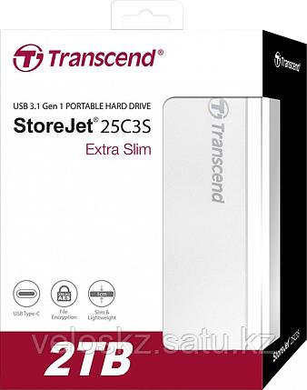 Transcend Жесткий диск внешний 2,5 2TB Transcend TS2TSJ25C3S Type C, фото 2
