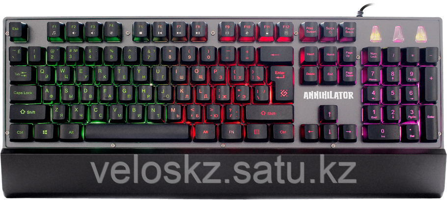 Defender Клавиатура проводная Defender Annihilator GK-013 RU,RGB подсветка, фото 2