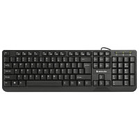 Клавиатура проводная Defender OfficeMate HM-710 KZ черный