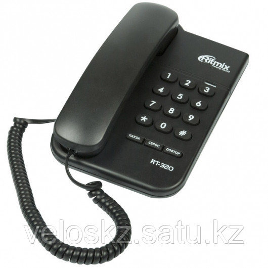 RITMIX Телефон проводной Ritmix RT-320 черный