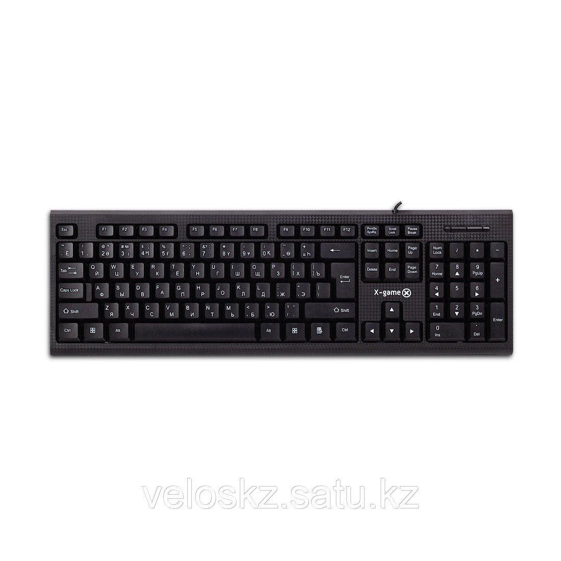 X-Game Клавиатура проводная X-Game XK-100UB, USB, 104 клавиш Анг/Рус/Каз