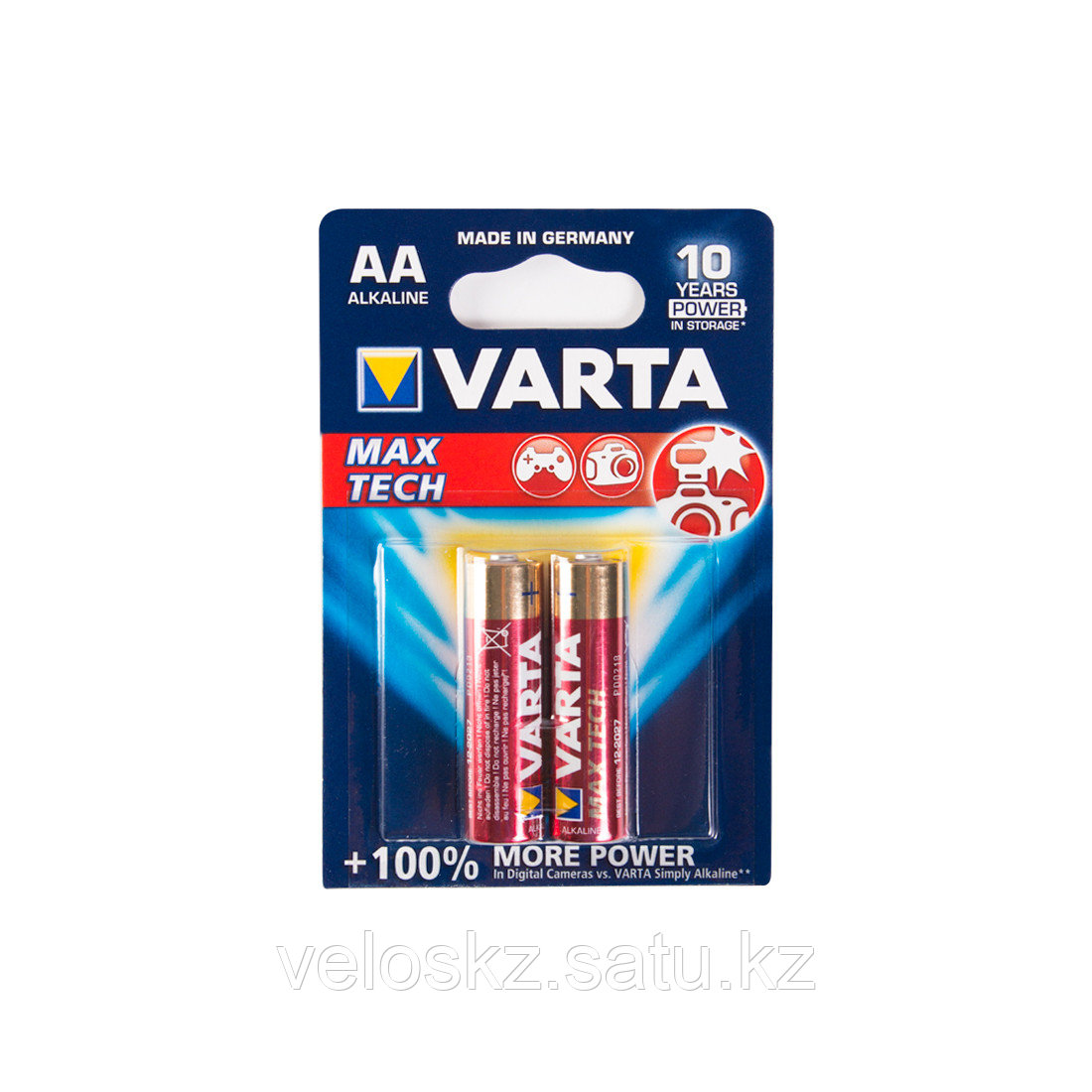 Varta Батарейки VARTA, АА, LR6 Max tech, (Longlife Power Max Mignon) (2 шт)