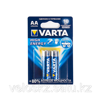 Varta Батарейки VARTA, АА, LR6 High Energy,(Longlife Power Mingnon) 2шт, фото 2