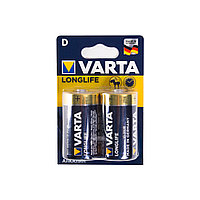 Батарейки VARTA, LR20/ D Longlife Mono 2шт