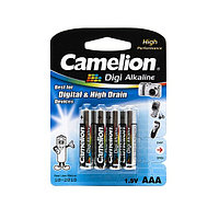 Батарейки CAMELION, ААА, LR03-BP4DG, Digi Alkaline, 4 шт., Блистер