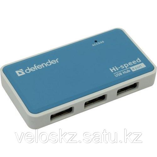 Defender Разветвитель Defender Quadro Power (БП в комплекте) USB 2.0 4-порта