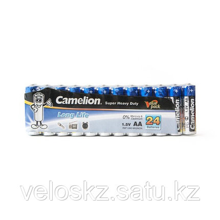 Camelion Батарейки CAMELION, АА. R6P-SP24B, Super Heavy Duty,1.5V, 1220 mAh, 24 шт. в плёнке, фото 2