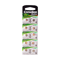 Camelion Батарейки,CAMELION, AG11-BP10, Alkaline, AG11, 1.5V, 0% Ртути, 10 шт. в блистере