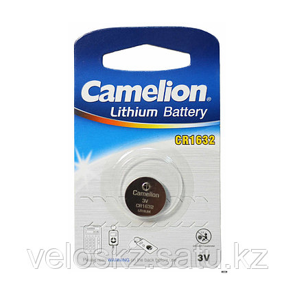 Camelion Батарейка, CAMELION, CR1632-BP1,　Lithium, 3V, 1 шт., Блистер, фото 2