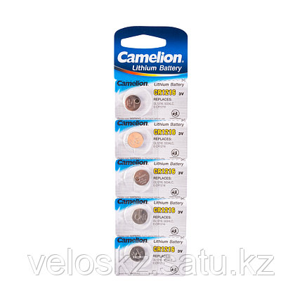 Camelion Батарейка, CAMELION, CR1216-BP5 Lithium Battery, CR1216 3V, 220 mAh, 5 шт. в блистере, фото 2