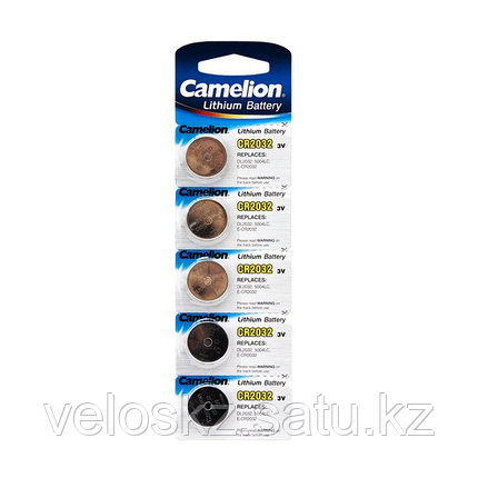 Camelion Батарейка, CAMELION, CR2032-BP5, Lithium Battery, CR2032, 3V, 220 mAh, 5 шт. в блистере, фото 2