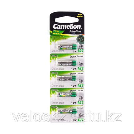 Camelion Батарейка, CAMELION,A27-BP5, 12V, 0% Hg (0% Ртути), 5 шт. в Блистере, фото 2