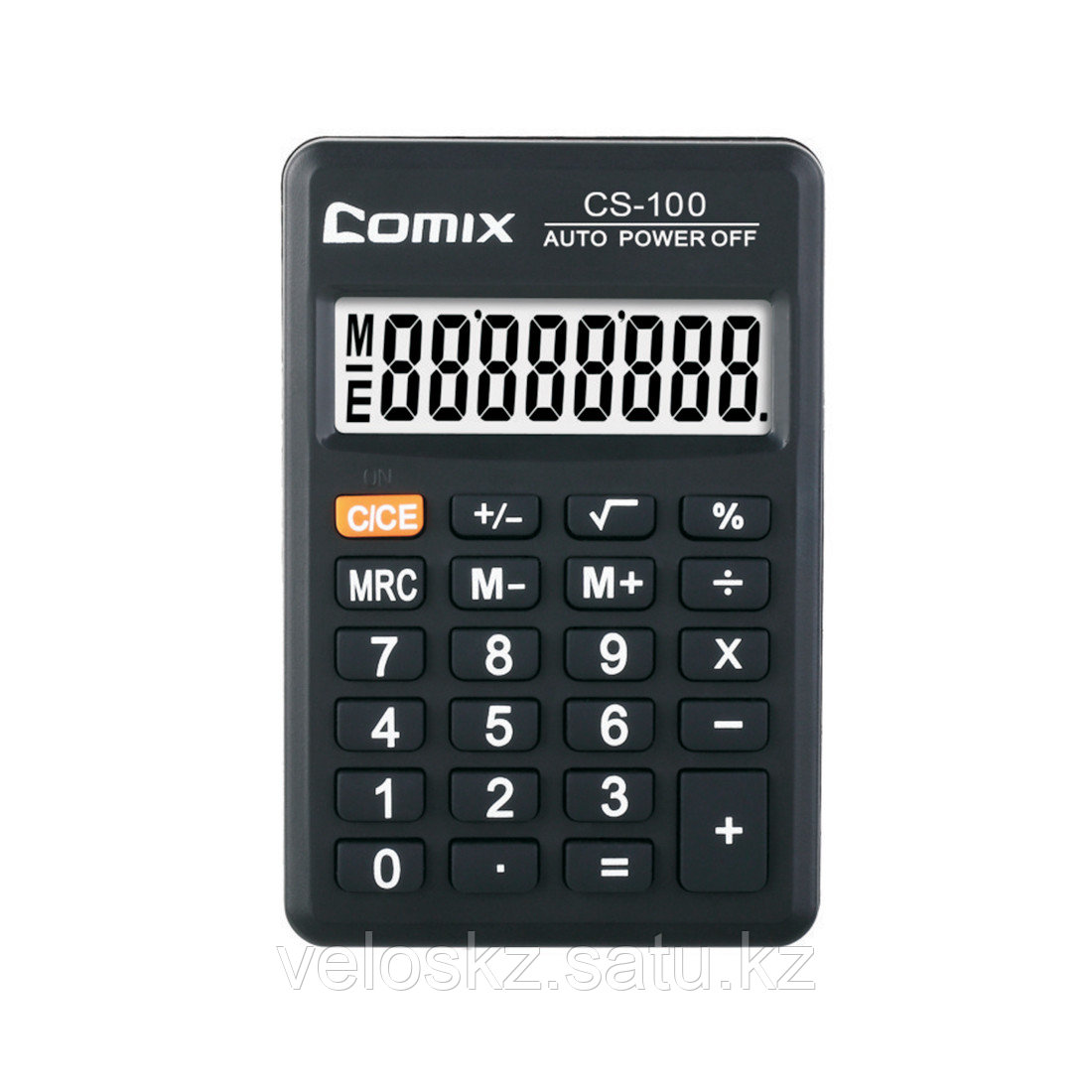 Comix Калькулятор Comix, CS-100, 8 разряд., Карманный, Чёрный