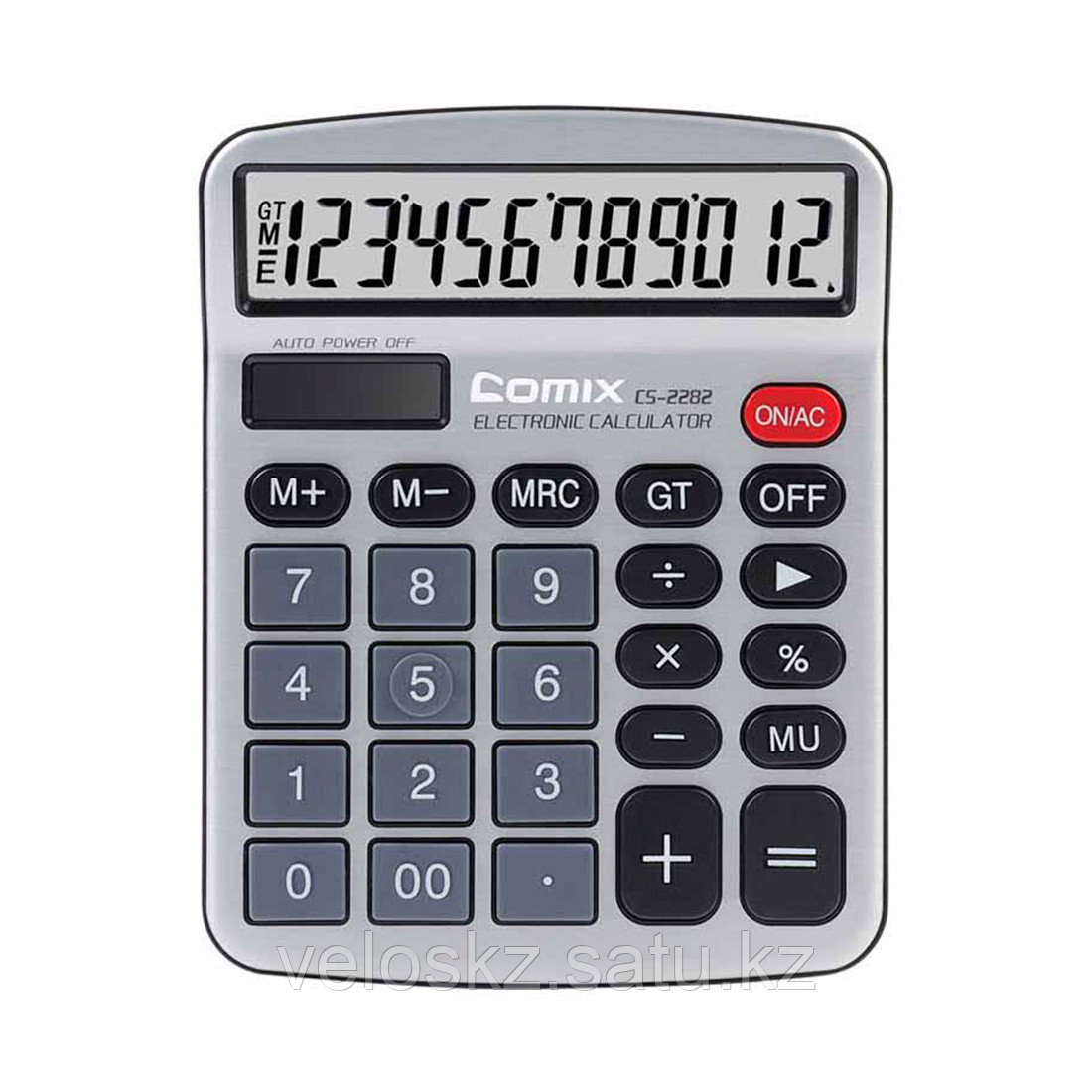 Калькулятор Comix, CS-2282, 12 разряд., настольный, Серый