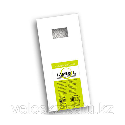 Lamirel Пружина пластиковая, Lamirel LA-78676, 16 мм. Цвет: белый, 100 шт, фото 2