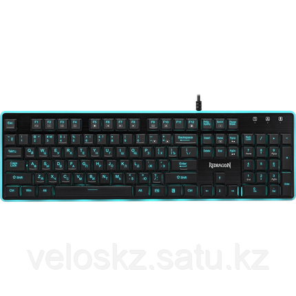 Redragon Клавиатура проводная Redragon Dyaus (Черный), USB, ENG/RU, 7 цветов подсветки, фото 2