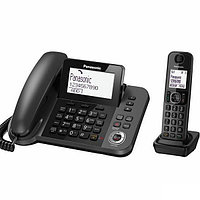 Panasonic Телефон беспроводной Panasonic KX-TGF320RUM Черный