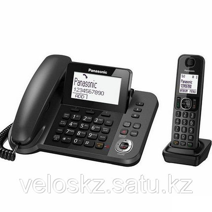 Panasonic Телефон беспроводной Panasonic KX-TGF320RUM Черный, фото 2