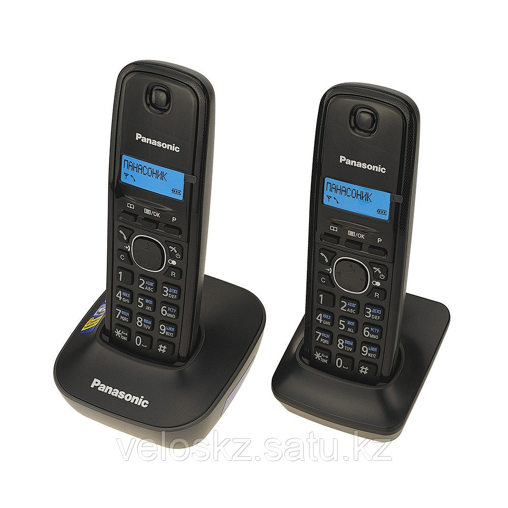 Panasonic Телефон беспроводной PANASONIC KX-TG1612RUH Серый