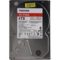 Toshiba Жесткий диск HDD 4000 Gb TOSHIBA HDWD240UZSVA P300, 3.5", 128Mb, 5400rpm