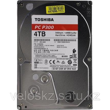 Toshiba Жесткий диск HDD 4000 Gb TOSHIBA HDWD240UZSVA P300, 3.5", 128Mb, 5400rpm, фото 2