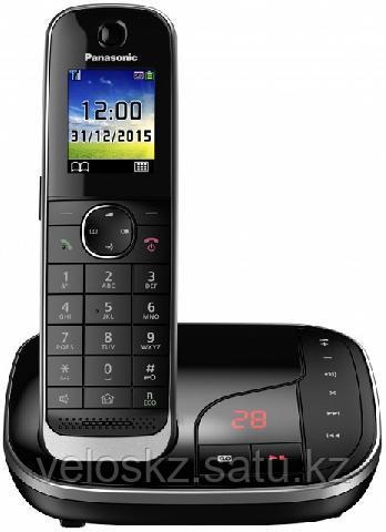 Телефон беспроводной Panasonic KX-TGJ320RUB Черно-серый