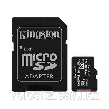 Kingston Карта памяти MicroSD 128GB Class 10 UHS-I A1 C10 Kingston SDCS2/128GB, фото 2
