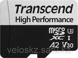 Transcend Карта памяти MicroSD 64GB Class 10 U3 A2 Transcend TS64GUSD330S
