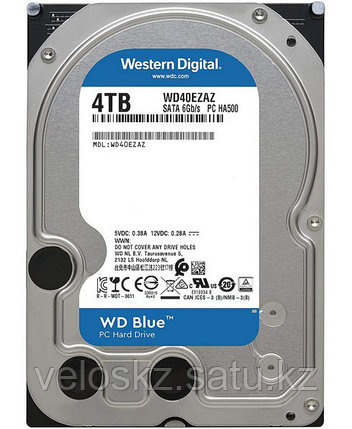 Western Digital (WD) Жесткий диск HDD 4000 Gb WD Blue WD40EZAZ 256MB 5400RPM, фото 2
