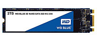 Western Digital (WD) Жесткий диск SSD 2TB WD Blue WDS200T2B0B M.2 2280