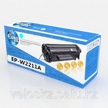 Картридж Euro Print для HP M255/MFP M282/M283 W2211A (№207A) (без чипа) 1,25к Голубой, фото 2