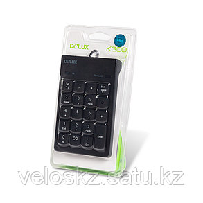Клавиатура с цифровым блоком Delux DLK-300UB, фото 2