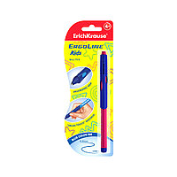 Ручка шариковая ErichKrause ErgoLine Kids 0.7, Ultra Glide, цвет чернил синий