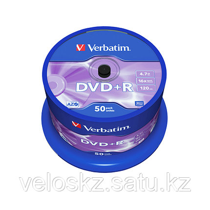 Диск DVD+R Verbatim (43550) 4.7GB 50штук Незаписанный, фото 2