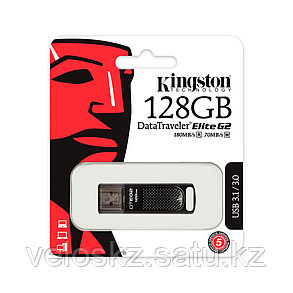 USB-накопитель Kingston DTEG2/128GB 128GB Чёрный, фото 2