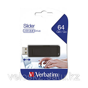 USB-накопитель Verbatim 98698 64GB USB 2.0 Чёрный, фото 2