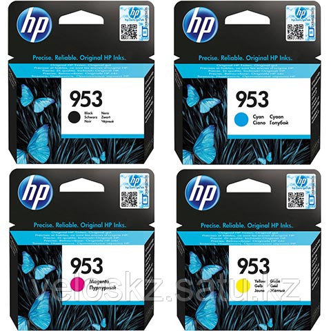HP Картридж HP №953 F6U12AE для HP OfficeJet PRO 8720/7720/7740 Голубой