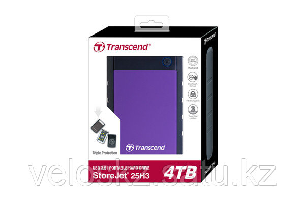 Transcend Жесткий диск внешний 2,5 4TB Transcend TS4TSJ25H3P