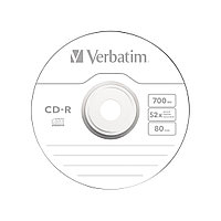 Диск CD-R Verbatim 43432 700MB, 52х, 25шт в упаковке, Незаписанный