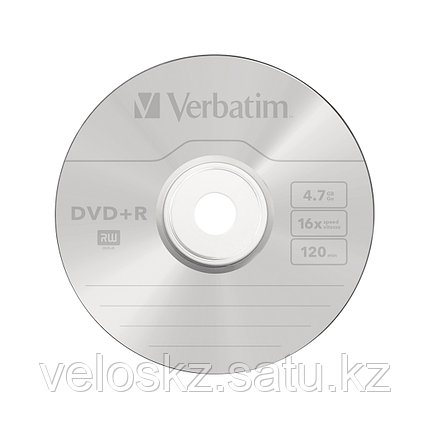 Диск DVD-R Verbatim 43500 4.7GB, 16х, 25шт в упаковке, Незаписанный, фото 2