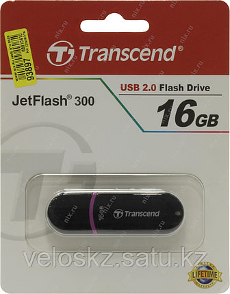 USB Флеш 16GB 2.0 Transcend TS16GJF300 черный, фото 2