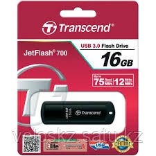 USB Флеш 16GB 3.0 Transcend TS16GJF700 черный, фото 2
