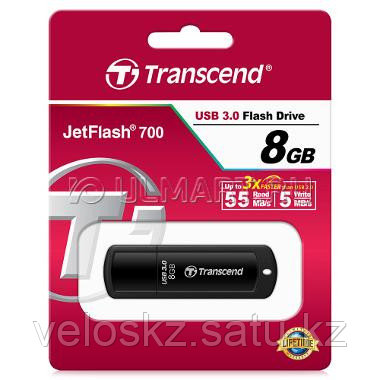 USB Флеш 8GB 3.0 Transcend TS8GJF700 черный, фото 2